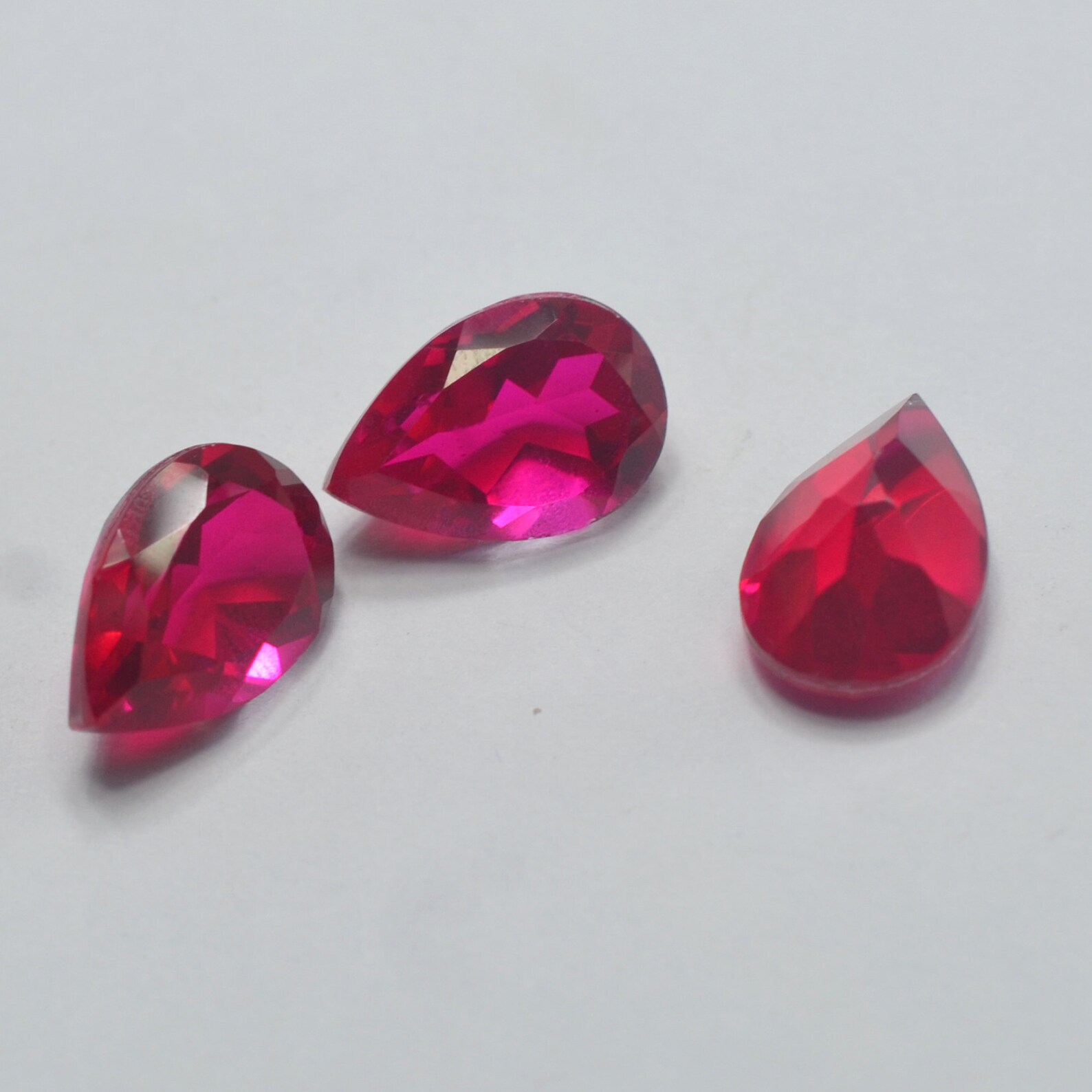 Ruby Quartz 5x7mm 6x9mm 7x10mm 8x12mm 10x14mm 12x16mm 13x18mm Etsy UK