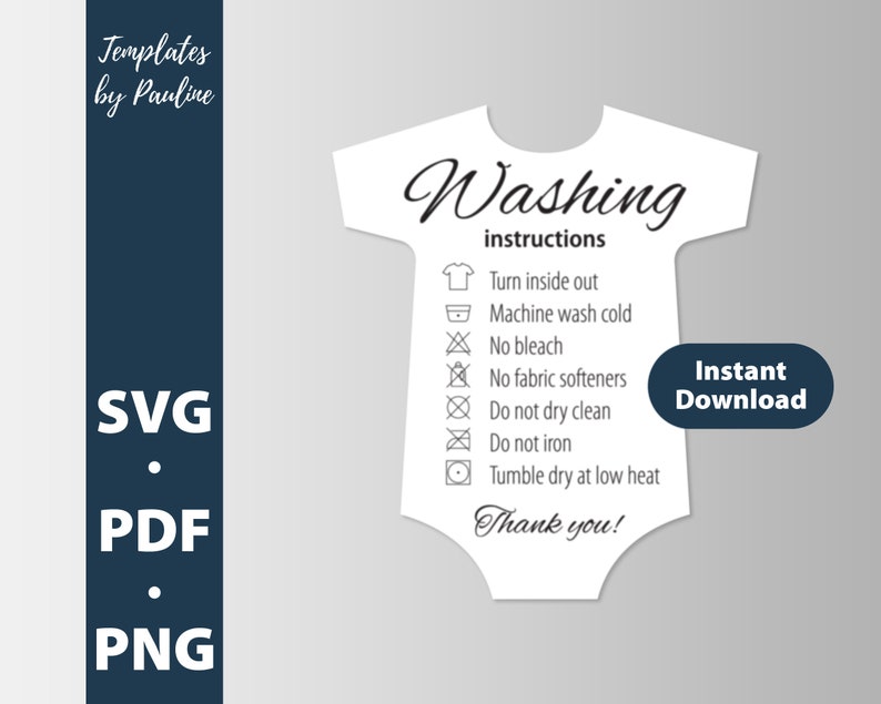 Download Print And Cut Washing Instructions Pc008 Tshirt Care Cards Svg Png Garment Svg For Cricut And Silhouette Printable Shirt Care Labels Clip Art Art Collectibles