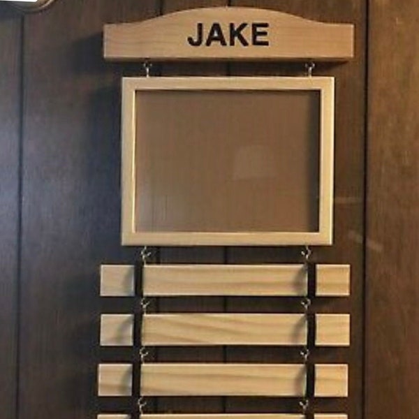 Handmade 10 Slat Karate Martial Arts Belt Rack