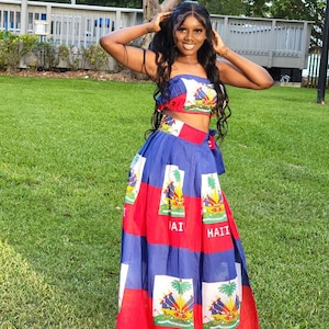 Cape skirt set