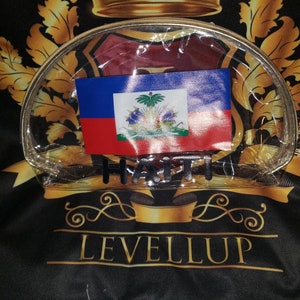 Clear Haitian flag bag
