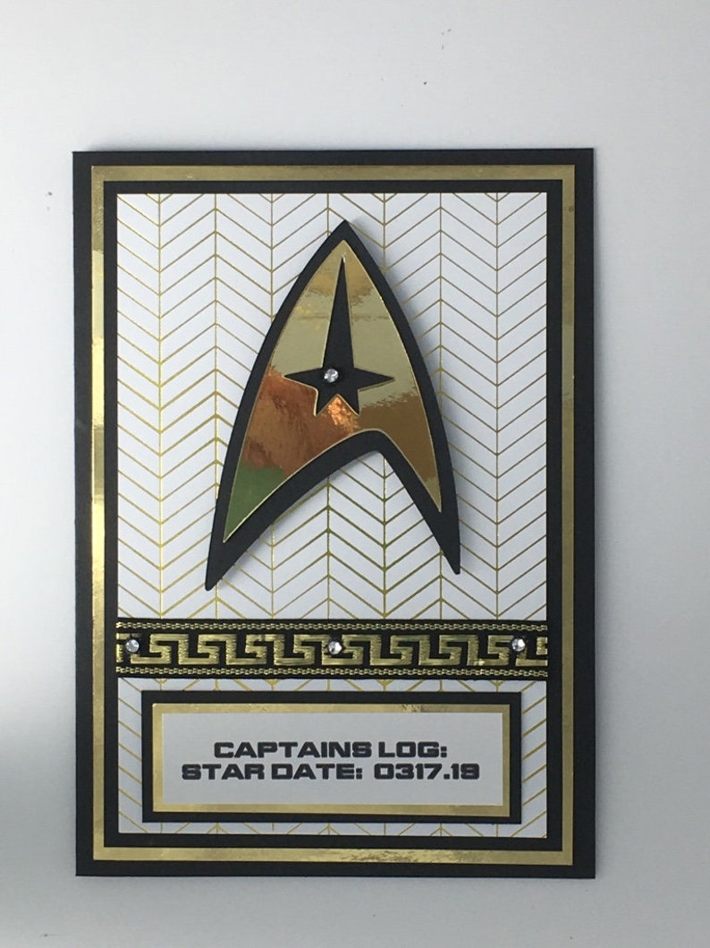 Star Trek Birthday CardCaptain Kirk Spock Greeting Card | Etsy