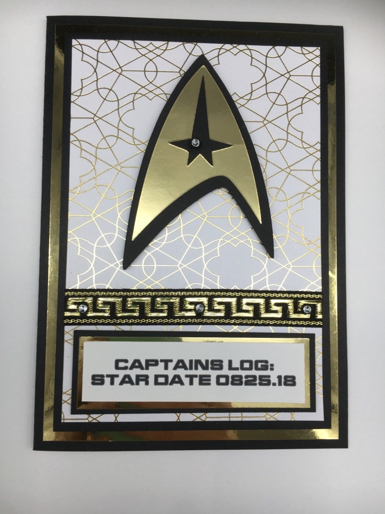 Star Trek Birthday CardCaptain Kirk Spock Greeting Card | Etsy