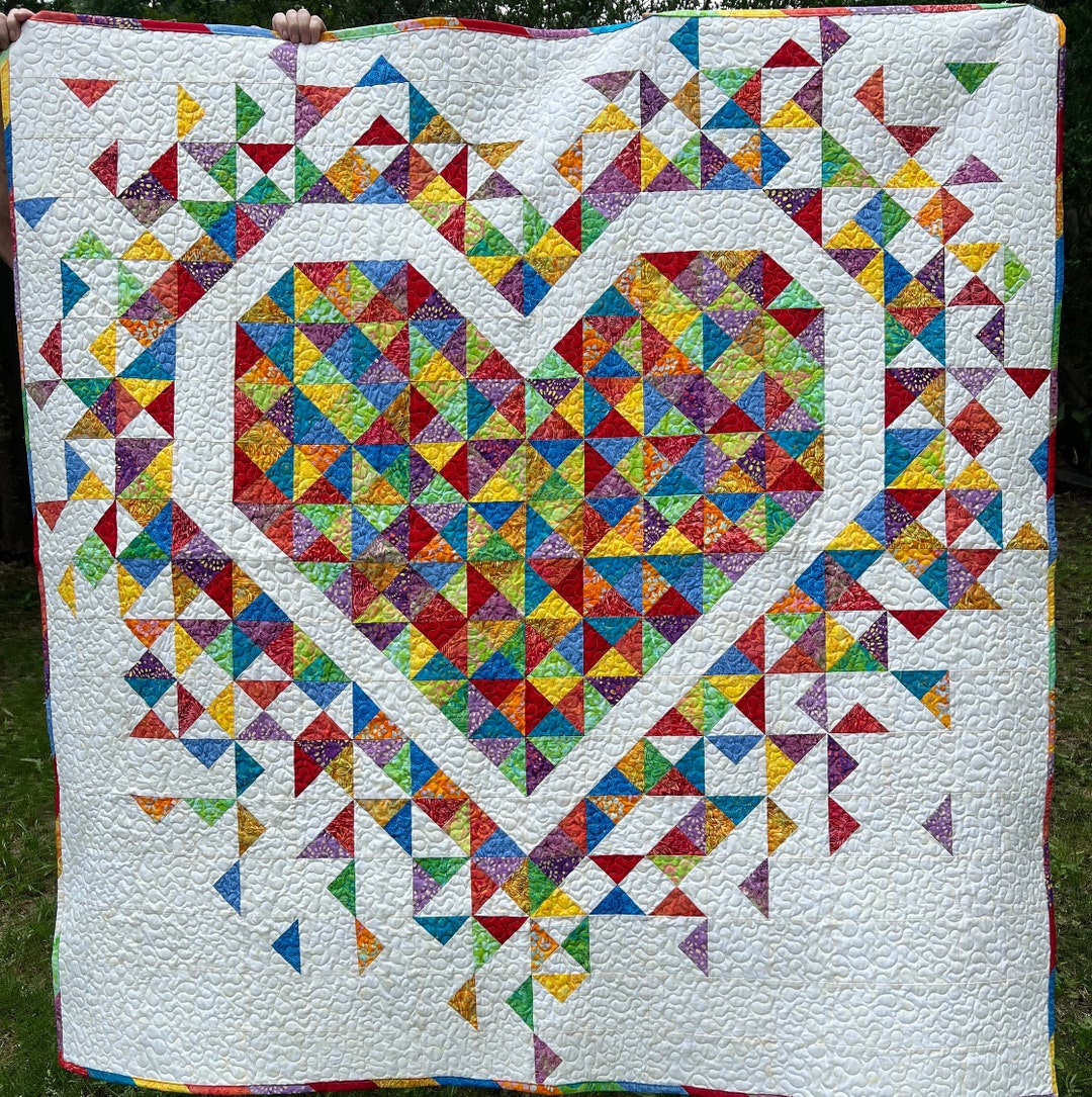 Exploding Heart KIT - Riley Blake Tjaps - Confetti - Etsy