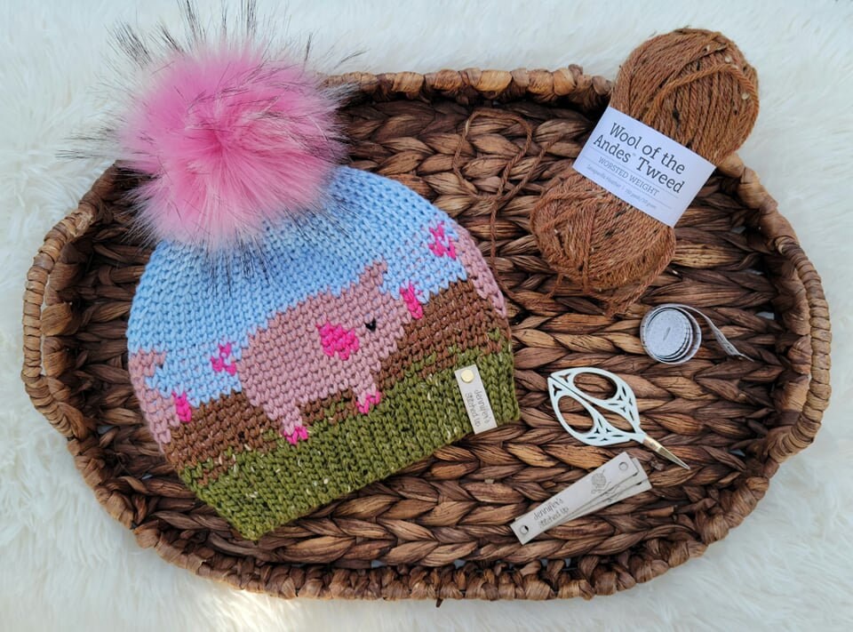 Wilbur Beanie Digital Crochet Beanie 