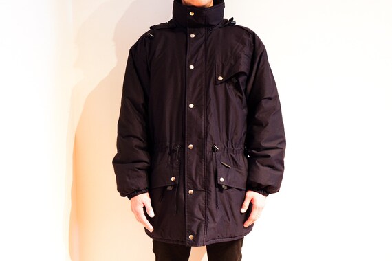 Black Vintage Kanuk Winter Coat - Black Kanuk Wint