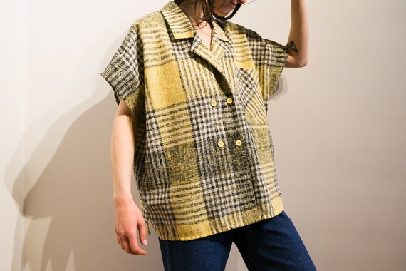 Full-bodied pastel shirt - Pastel Plaid Loose Fit