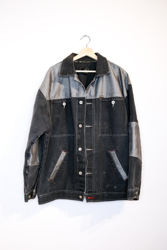 Painter's Jacket - Oversize Patchwork Denim Jacket