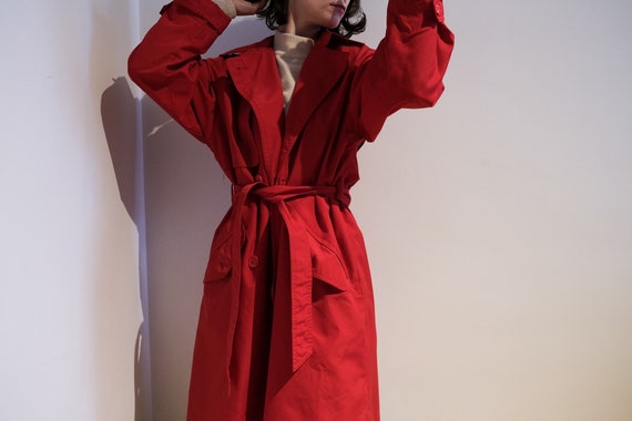 Trench rouge - Red Trench Coat