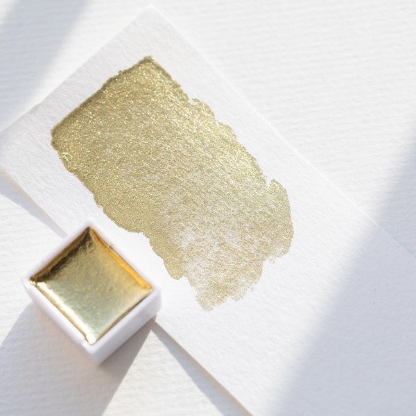 Gold Watercolor Paint Etsy