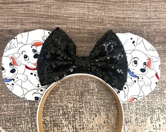 101 Dalmations Minnie Mouse ears inspired
