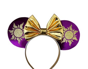 Raiponce soleil, oreilles de souris princesse emmêlées