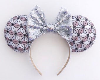 Epcot spaceship earth Minnie Mouse Ears inspired