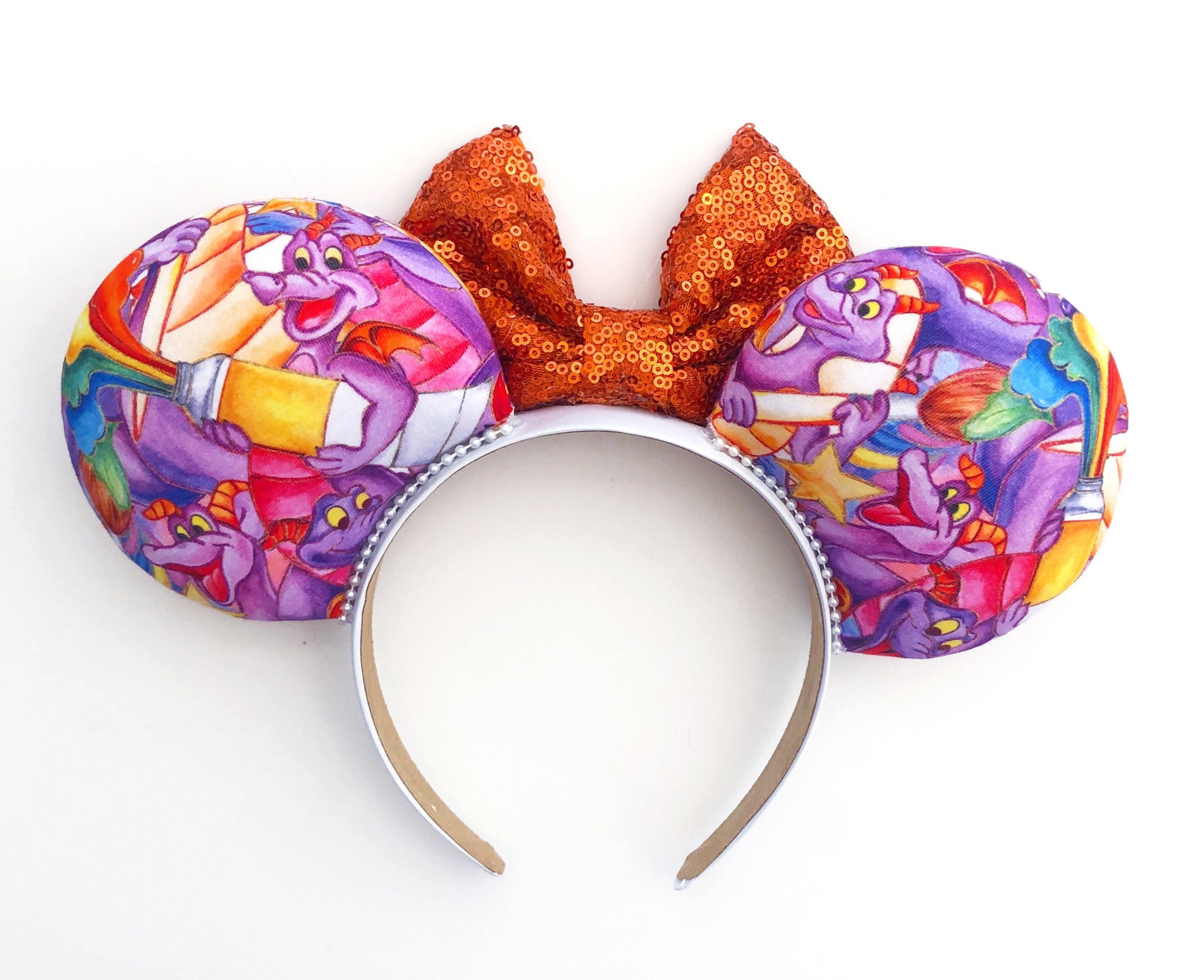 Figment Ears inspired minnie Mickey Mouse headband imagination Etsy