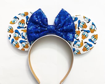 Donald Duck Minnie Mouse ears inspired