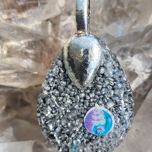 Amethyst Pendant, Orgone Energy Cleansing, Eco-Friendly Energy Healing Gift, Spiritual Jewelry, Crown Chakra image 4