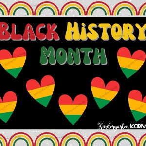 Black History Month Bulletin Board Writing Flip Craft Kindergarten, 1st, 2nd