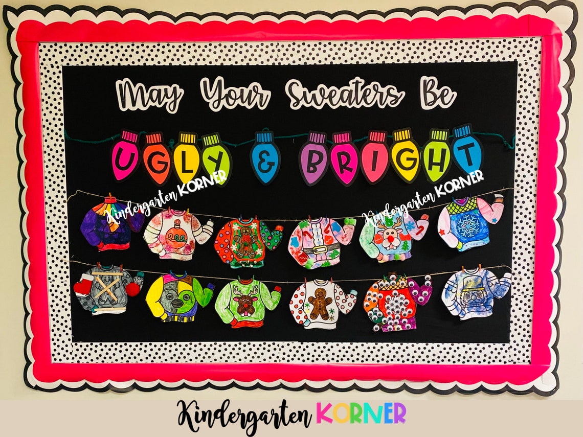 Ugly Sweater Bulletin Board Ugly Sweater Competition / - Etsy