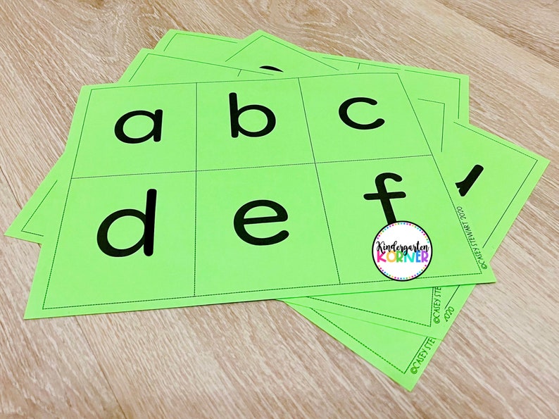 Letter Flash Cards Uppercase and Lowercase Alphabet Letters Flashcards Prek, Kindergarten, 1st