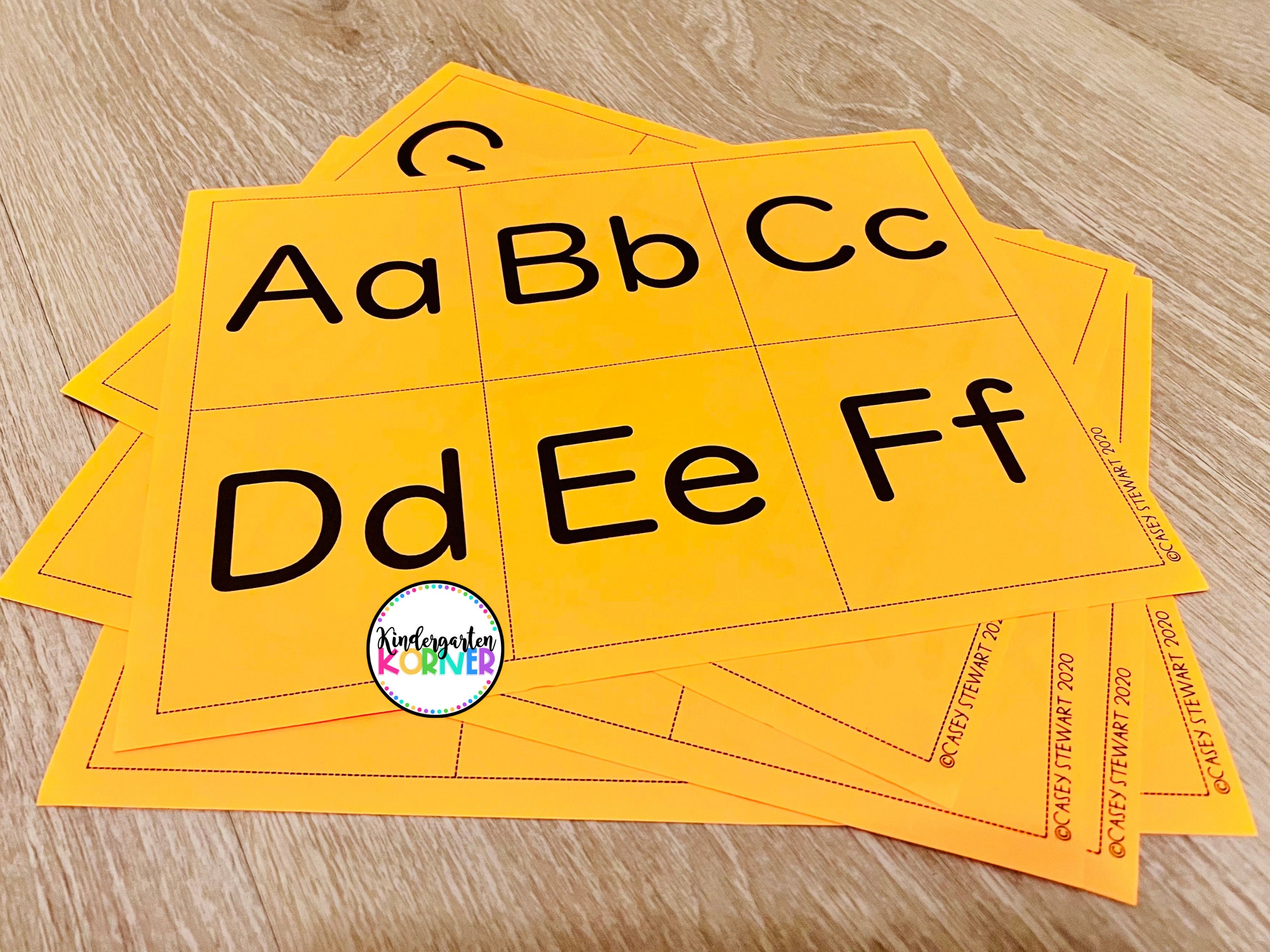 Letter Flash Cards Uppercase and Lowercase Alphabet Letters Flashcards