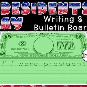 Presidents&#39; Day Writing and Bulletin Board | Kindergarten, 1st Grade, 2nd Grade