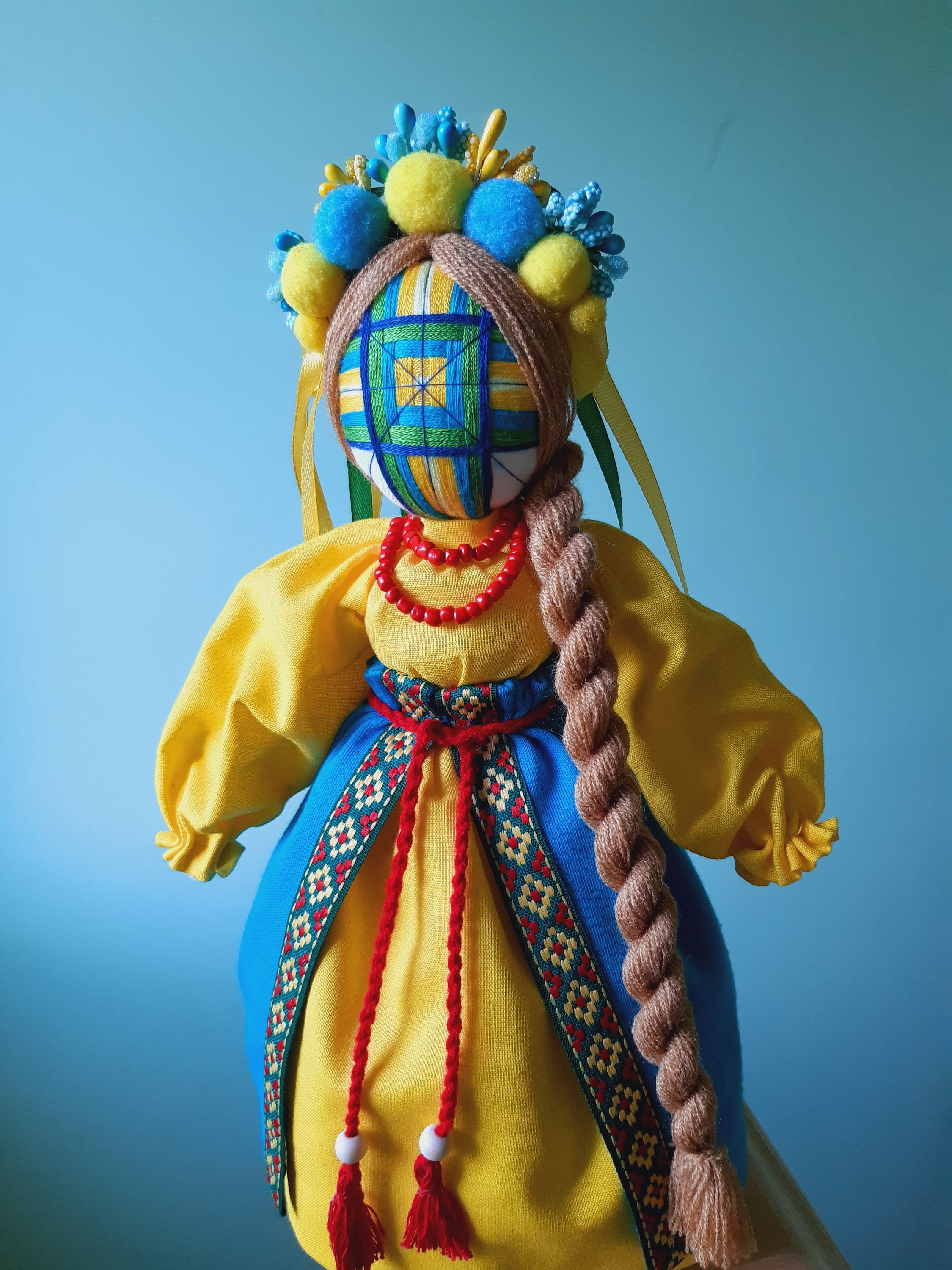 Motanka Doll , Chain for God Luck, Handmade Gift, Ukrainian Doll, Home ...