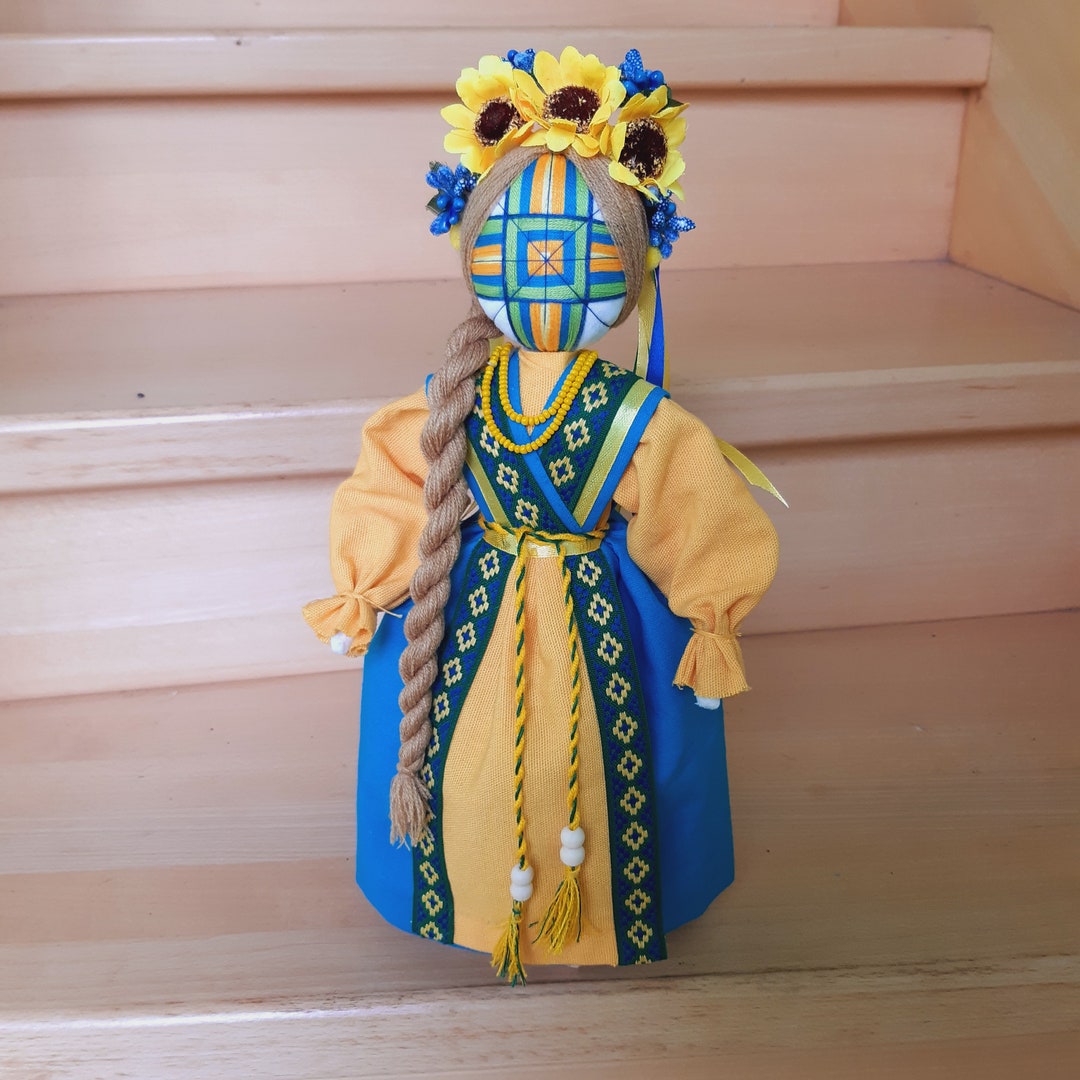 Матанка Украинская Этническая Народная Кукла, РУЧНАЯ РАБОТА, желто ...