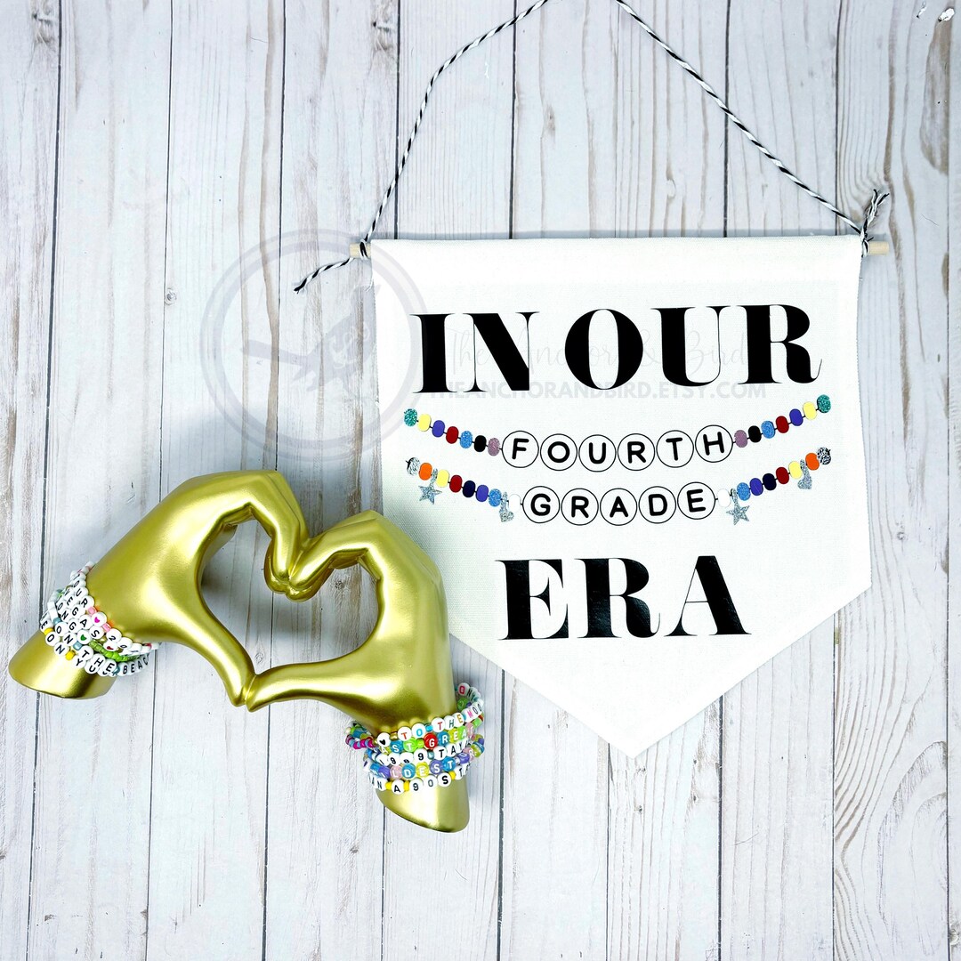 In Our (grade Level) Era Friendship Bracelet Classroom Flag | Classroom ...