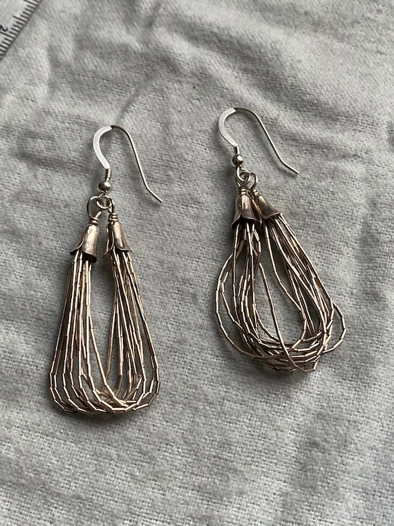 Sterling Silver "Liquid Silver" Earrings