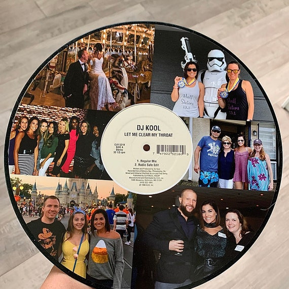 Vinyl Record Photo Collage Etsy
