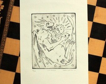 Sun Eater Etching
