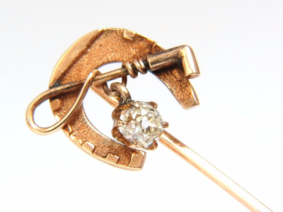 Lot of 6 Antique Hat Pins Collector Classic Horseshoe Jickey Etsy UK