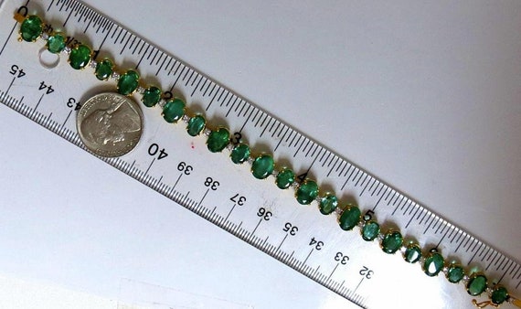 20.86ct Bright Green Natural Emerald Diamonds Ten… - image 4