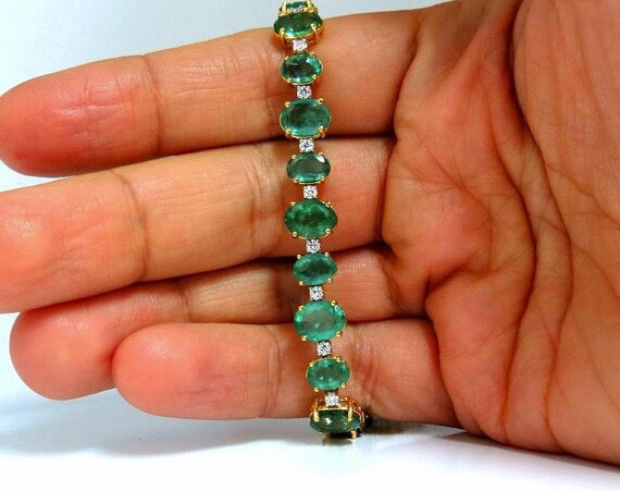 20.86ct Bright Green Natural Emerald Diamonds Ten… - image 2