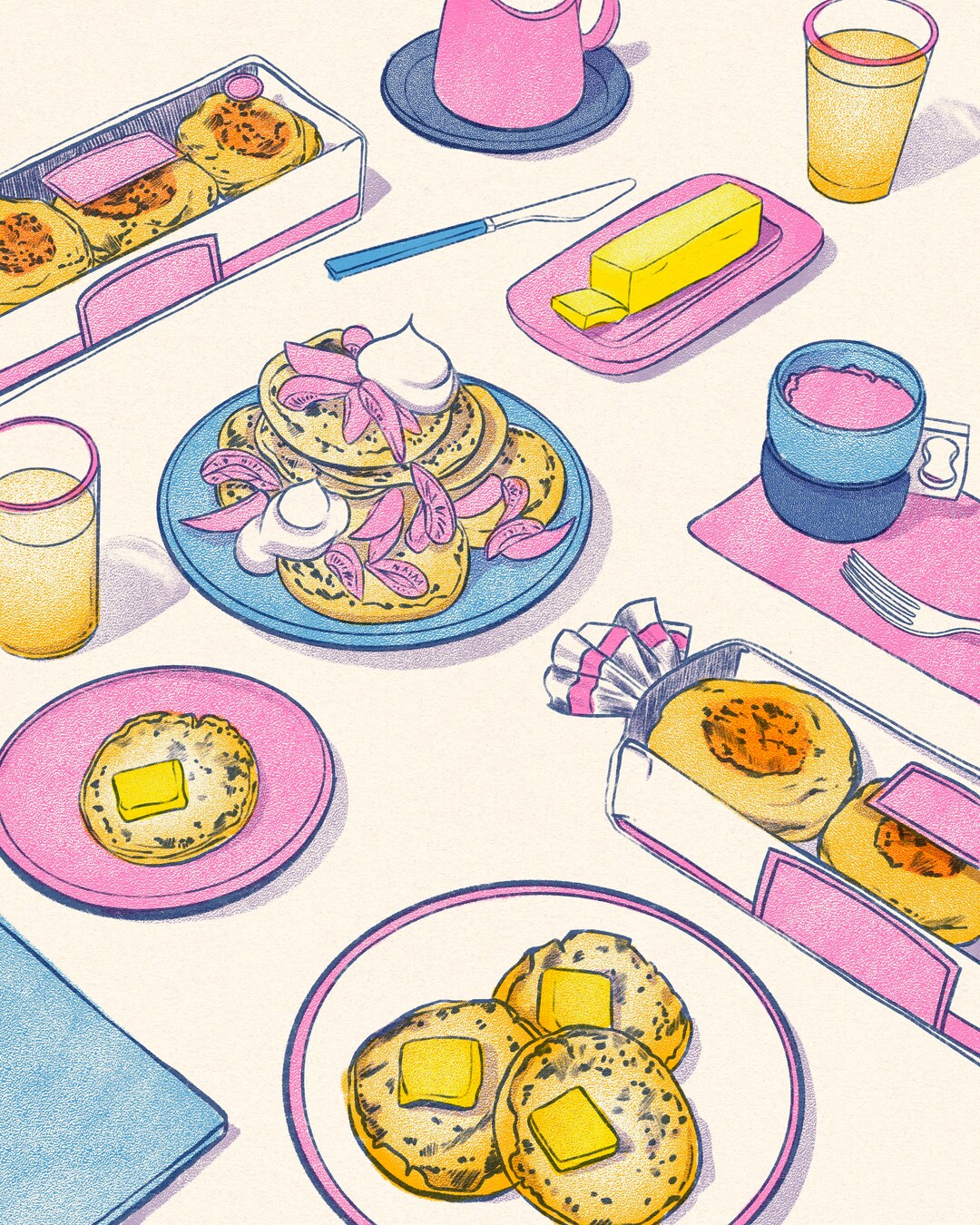 Breakfast Print - Etsy
