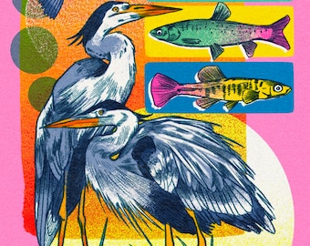 Great Blue Heron Print