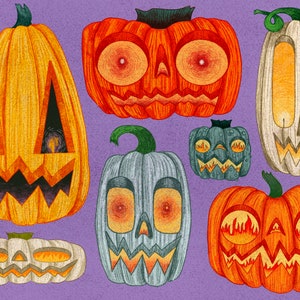 Carte postale Jack O'Lantern
