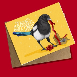 Carte Pour Les Fêtes Pie
