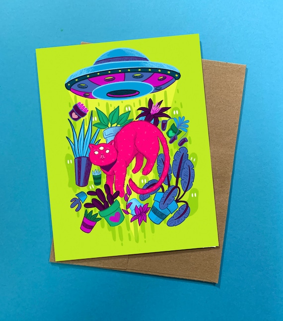 UFO Cat Card