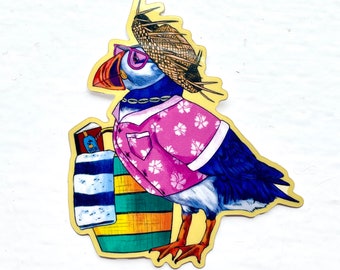 Puffin Spring Break Sticker