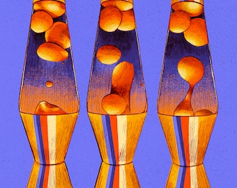 Lava Lamp Sequence Print