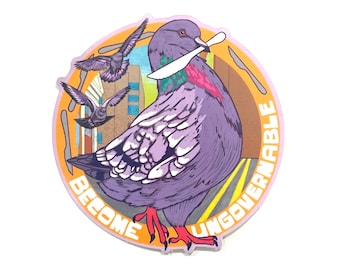 Become Ungovernable Pigeon Sticker