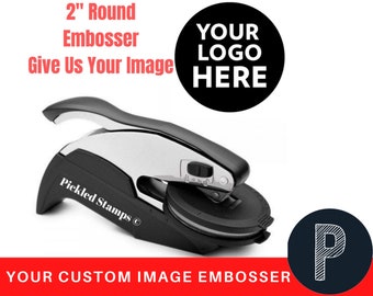 Custom Logo Large 2" Embosser Seal Stamp Your Own Design Personalized