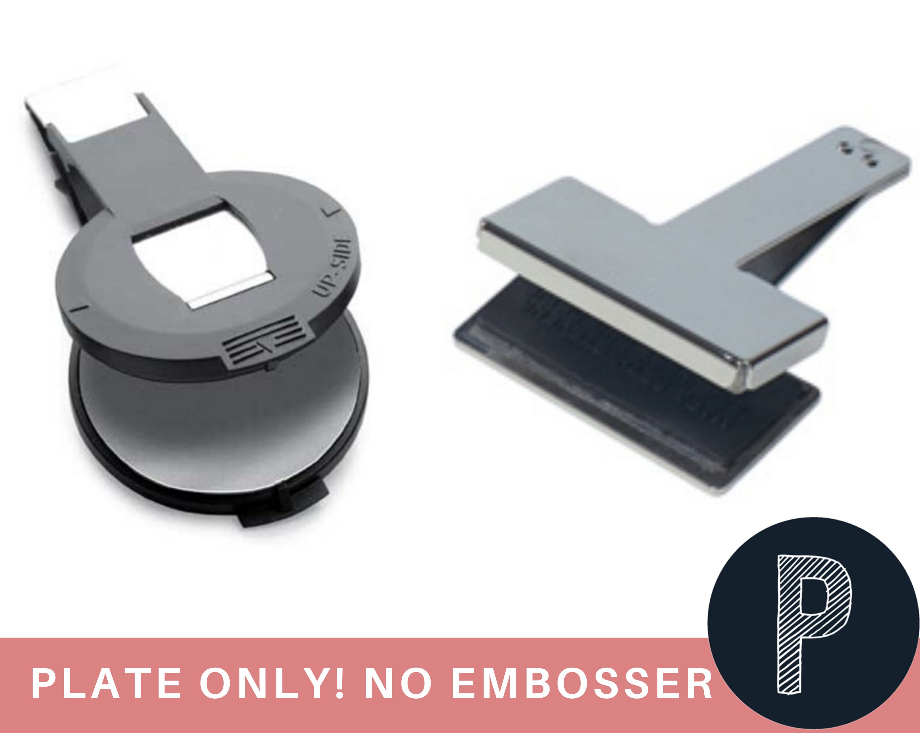 Embosser Seal Plate Only Custom Design Etsy