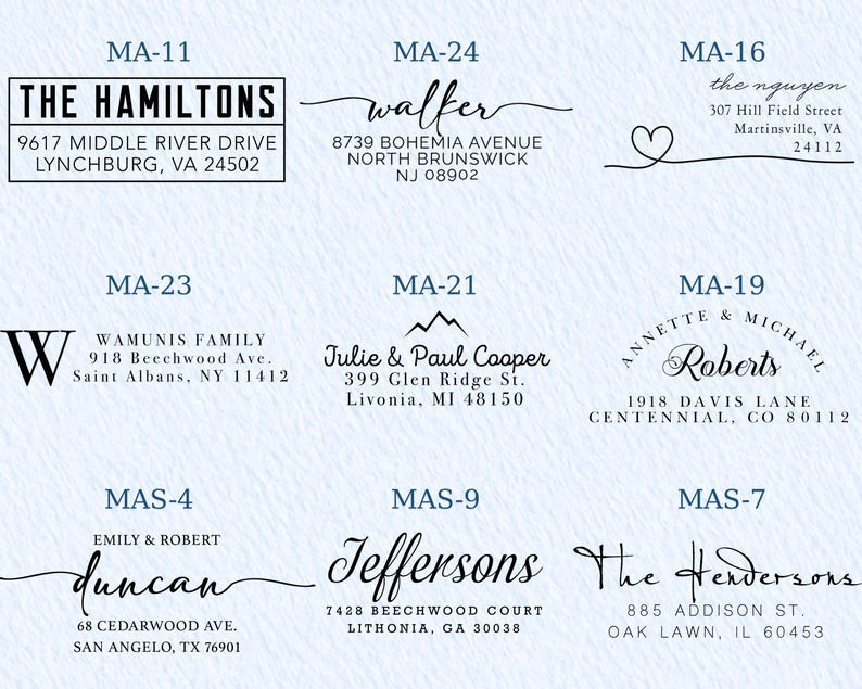 Custom Address Stamp | Wedding Stamper | Self inking Stamp | Custom Stamp for Wedding | Return Address Stamp | Business Stamp image 10