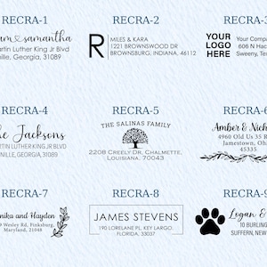 Custom Address Stamp | Wedding Stamper | Self inking Stamp | Custom Stamp for Wedding | Return Address Stamp | Business Stamp image 3