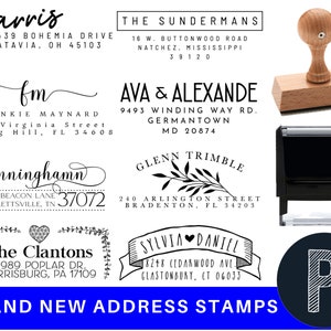 Address Stamps | Personalized Return Address Stamp |  Custom Gift | Address Stamper | Wedding Gifts | Housewarming | Birthday Presents