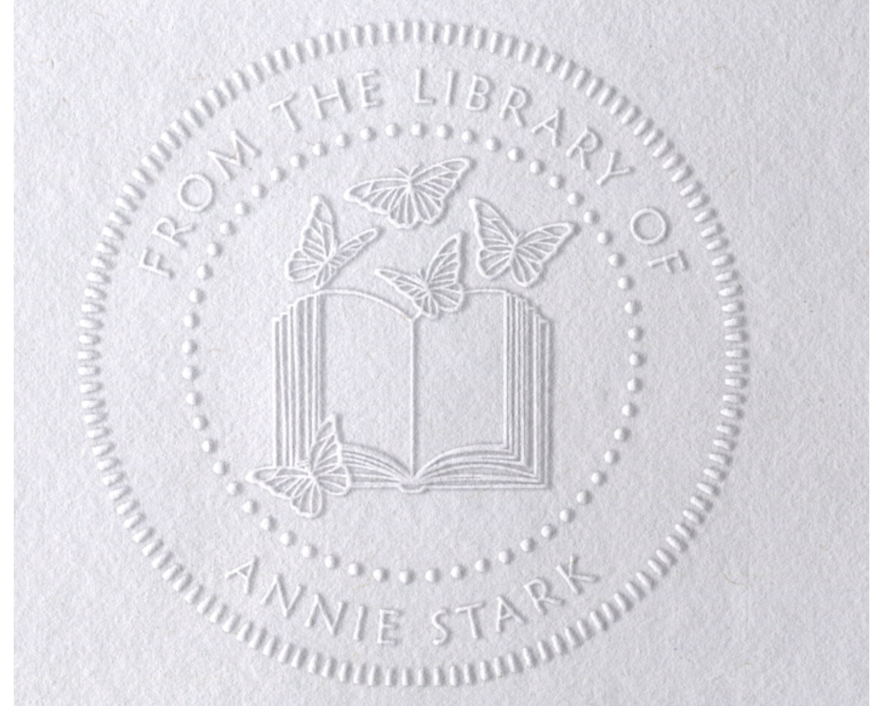 Custom Library Embosser Stamp Personal Book Embossing Stamp