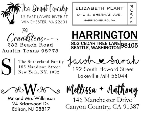 Printtoo Boston City Design Custom Return Address Self Inking Personalized  Rubber Stamp-Violet 