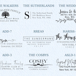Custom Address Stamp | Wedding Stamper | Self inking Stamp | Custom Stamp for Wedding | Return Address Stamp | Business Stamp image 9